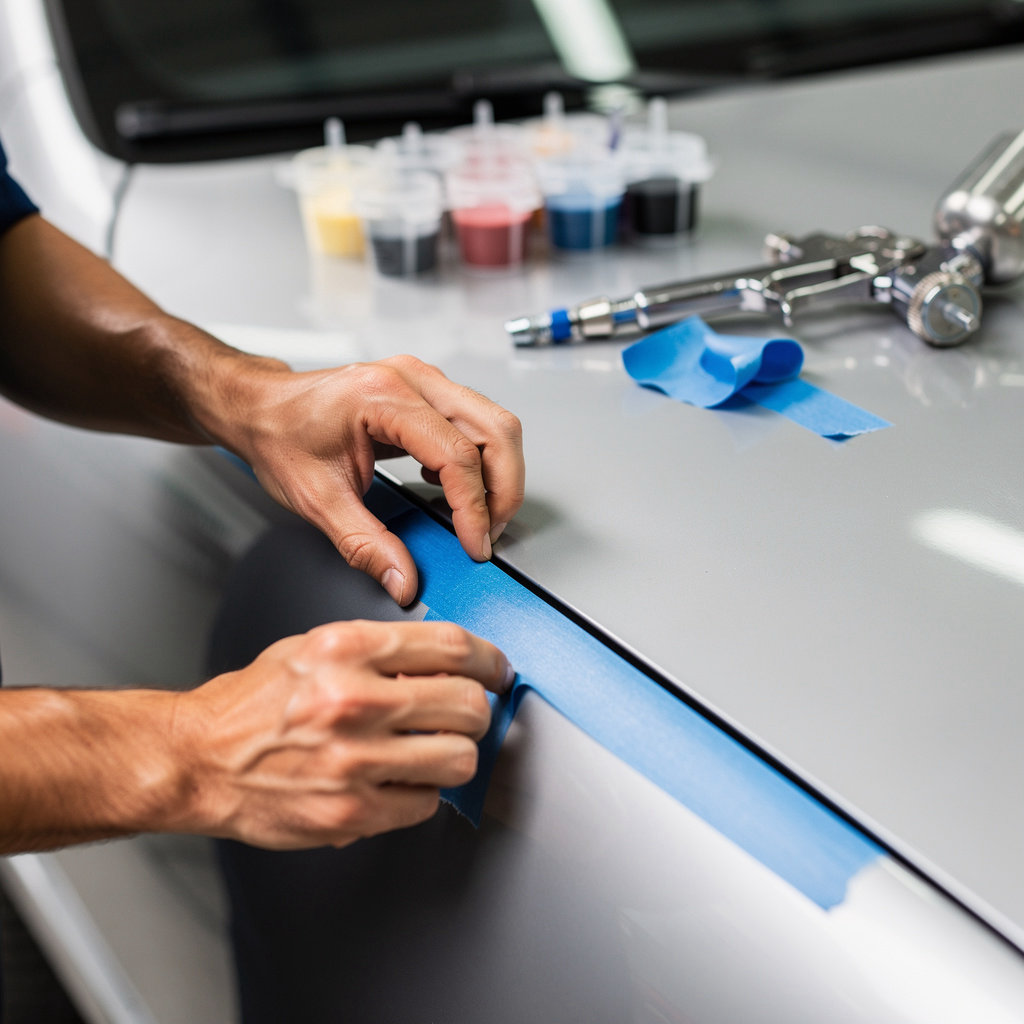 Sunset Collision & Paint San Diego web development team collaborating on a project plan in San Diego